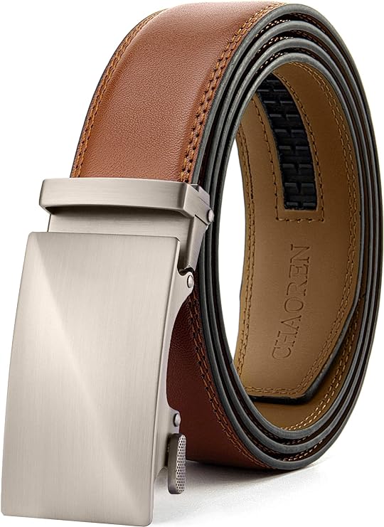 Mens Belt Leather Ratchet Belt - Customizable Fit, Effortless Style (35mm)